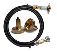 DN Autogas Parts LPG GPL Kit de recharge avec mini valve de remplissage cachée Adaptateur plat pour bouteille de propane Italie Grèce Autriche M20 Sortie gauche