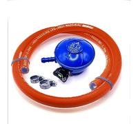 DN Autogas Parts Régulateur de pression de gaz butane à clipser, 21 mm, 1,3 kg/h, avec tuyau haute pression de 2 m