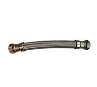 DN25 DVGW Tuyau blindé avec tresse en acier inoxydable 1" ÜM x 1" ÜM 300 mm