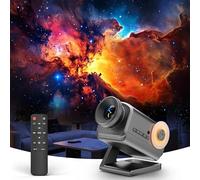 Dnenellr Projecteur de galaxie 3D, projecteur d'étoiles avec haut-parleur Bluetooth, 60 thèmes HD, mise au point et luminosité réglables, veilleuse pour décoration de plafond de chambre, cadeau pour