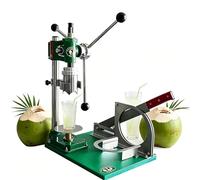 DNEPEI Machine compacte de comptoir pour Ouvrir Les Noix de Coco, Outil Manuel pour peler et percer Les Noix de Coco fraîches, Design Peu encombrant pour la Cuisine Domestique IT-MCP3