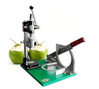DNEPEI Ouvre-Noix de Coco Manuel pour Toutes Tailles de Noix de Coco, Support de Coupe en Acier Inoxydable 304 avec diamètre intérieur de 15 cm (5,9 Pouces), râpe à Noix de Coco de comptoir IT-MCP1