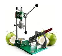 DNEPEI Ouvre-Noix de Coco Manuel pour Toutes Tailles de Noix de Coco, Support de Coupe en Acier Inoxydable 304 avec diamètre intérieur de 15 cm (5,9 Pouces), râpe à Noix de Coco de comptoir IT-MCP3