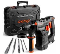 Dnipro-M BH-20 Marteau Perforateur Burineur SDS+ 1650W 5,5J 3 Modes | 4500 coups/min │ Béton Ø36 mm │ 3 modes │ Embrayage R-Control │ Antivibration │ Câble 4 m │ Mallette et accessoires