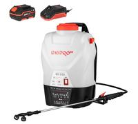 Dnipro-M Pulvérisateur Sac à Dos BS-202 12L, 20V, Batterie 4Ah, 5 Bar | Pulvérisateur sac à dos 20V | Réservoir 12L, pression 5 bar | Lance télescopique 50-83cm | Batterie 4Ah + chargeur