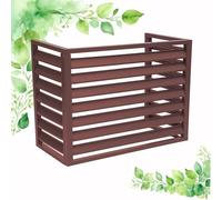 Dnowegas cache clim Caisson anti bruit pompe à chaleur protection moteur climatisation Cache climatiseur exterieur aluminium Cache Climatiseur Exterieur L100*W50*H70(1.5P)