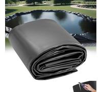 Dnowegas Liner Bassin extérieur 3x8m Bâche D'étang, bache Bassin epdm Liner Bassin extérieur Piscine de Stockage d'eau d'urgence Pliable, Étang De Piscine D'aquarium, pour l'aménagement paysager