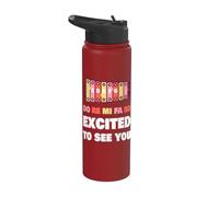 Do Re Mi Fa So Excited To See You Music Professeur Stainless Steel Insulated Water Bottle