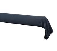 DOCK AVENUE Taie de traversin Gaze de Coton 85 x 185 cm Gaia Coloris Bleu Minuit