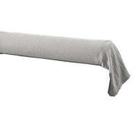 DOCK AVENUE Taie de traversin Gaze de Coton 85 x 185 cm Gaia Coloris Gris Nuage