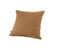 DOCK AVENUE Taie d'oreiller Gaze de Coton 60 x 60 cm Gaia Coloris Marron Camel