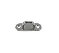 Platine à il - L : 60 mm - l : 20 mm - D17 mm - ép.6 mm - acier inoxydable
