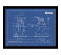 Doctor Who (Dalek Blueprint 30 x 40 cm Objet Souvenir