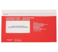 docuFIX® 2FHDP340233 Pochettes de papier d'accompagnement avec impression bon de livraison-facture - papier, C5, blanc/rouge, 500 pièces