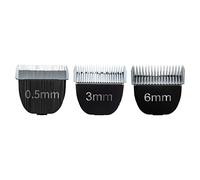 DODAER Lot de 3 lames de rechange compatibles avec les tondeuses Oneisall à faible bruit, longueur de coupe à 0,5 mm/3 mm/6 mm