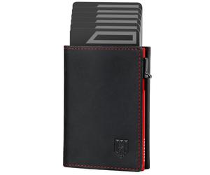 DODENSHA MagSnap AirTag Portefeuille pour homme avec carte de suivi Apple Find My (iOS uniquement) I Portefeuille fin avec compartiment à pièces de monnaie I Porte-cartes de crédit pour plus de 10