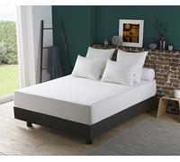 DODO - Alèse & Protège Matelas Absorbant Rubis 90 x 190 cm | Anti-Acariens Proneem Végétal & Sanfor Anti-Rétrécissement - 100% Coton 230g/m² - Bonnet drap housse 30 cm - Lavable 40°C