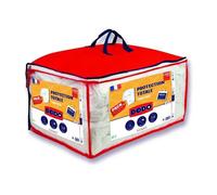 Pack couette 220x240 cm + 2 oreillers 60x60 cm + 2 proteges oreillers 60x60 cm - garnissage 100% Polyester - 350g/m² - blanc - DODO