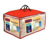 DODO - Couette 4 Saisons Ultra Douce 240x260 cm - Convient 2 Personnes - Tissu 100% Polyester - Garnissage Synthétique 100% Polyester Fibre Volupt'Air - Toucher Peau de Pêche - Lavable à 40°C