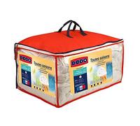 DODO - Couette 4 Saisons Ultra Douce 240x260 cm - Convient 2 Personnes - Tissu 100% Polyester - Garnissage Synthétique 100% Polyester Fibre Volupt'Air - Toucher Peau de Pêche - Lavable à 40°C
