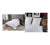 Dodo | Couette Chaude Ecoresponsable 220x240 | pour lit 2 Personnes | Fabriqué en France | Couette Arizona Ultra Douce | Lavable en Machine à 40°c Oreiller Ultra Doux 60x60
