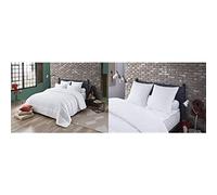 Dodo | Couette Chaude Ecoresponsable 240x260 | pour lit 2 Personnes | Fabriqué en France | Couette Arizona Ultra Douce | Lavable en Machine à 40°c Lot de 2 Oreillers Ultra Doux 60x60 |