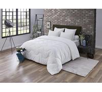 DODO - Couette Chaude Maxiconfort 220 x 240 cm - Fibre Gonflante Recy Fibre gonflante recy 350g/m² - Enveloppe Polycoton - Lit 2 Personnes - Piquage Vagues - Finition Biais - Lavable 40°C