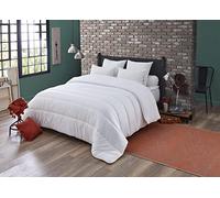 DODO - Couette Chaude Saniprotect 140 x 200 cm - Anti-acariens | Fibre Volupt'Air Aérienne 420g/m² - Ultra Douce - Enveloppe Polyester - Lit 1 ou 2 Personnes - Piquage Lignes - Lavable 40°C