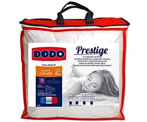 DODO | Couette Chaude Synthétique 240x260 | pour lit 2 Personnes | Couette Prestige | Confort 5 étoiles et Sensation Bien-Être| Fabriqué en France | Lavable en Machine à 40°c