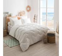 DODO - Couette Chaude Ultra Confort Thermolite 200x200 cm - Garnissage Fibre Thermolite Ultra 350g/m² - Enveloppe Polycoton - Lit 2 Personnes - Piquage Vagues - Finition Biais - Lavable 40°C