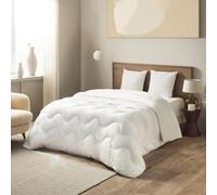 DODO - Couette Légère Allergo - Garnissage Fibre Volupt'Air Aérienne 200g/m² - Triple Protection - Enveloppe 100% Coton - Piquage Vagues - Lavable 40°C