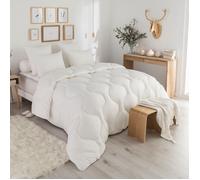 DODO - Couette Très Chaude Protection Active 140x200 cm - Garnissage Fibre THERMOCONFORT Bien-être 500g/m² - Circulation de l'air - Anti-acariens - Enveloppe 100% Coton - Lit 1 ou 2 Personnes