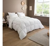DODO - Couette Tempérée 140x200 cm - Garnissage 90% Duvet de Canard Naturel - Anti-acariens Proneem d'origine végétale - Enveloppe 100% Percale de Coton - Lit 1 ou 2 Personnes - Piquage Carreaux
