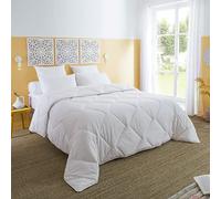 DODO - Couette Tempérée Air Control 200x200 cm - Garnissage Fibre CoolControl Respirante 300g/m² - Confort hôtel - Enveloppe Coton & Tencel - Lit 2 Personnes - Piquage Grands Losanges