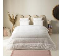 DODO - Couette Tempérée Cocooning - Garnissage Fibre Volupt'Air Aérienne 300g/m² - Toucher Peau de pêche - Enveloppe Polyester - Piquage Lignes - Lavable 40°C