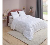 DODO - Couette Tempérée Fleur de Lin 220x240 cm - Garnissage Fibre SUPRELLE Lin Protect 300g/m² - Douce - Anti-acariens d'origine végétale - Enveloppe 100% Coton - Lit 2 Personnes