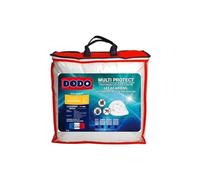 DODO - Couette Tempérée Multi Protect 200 x 200 cm - Anti-acariens | THERMOLITE 300g/m² - Anti-moustiques - Enveloppe Polyester - Lit 2 Personnes - Piquage Lignes - Finition Biais - Lavable 40°C