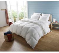 DODO - Couette Tempérée Nuage de Douceur 220 x 240 cm - Senso Protect | SUPRELLE SENSO PROTECT 250g/m² - Enveloppe 100% Percale de Coton - Lit 2 Personnes - Piquage Carreaux - Lavable 40°C