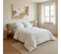 DODO - Couette Très légère PureNuit 240x260 cm - Garnissage Fibre Creuse Siliconée 100g/m² - Aération - Anti-acariens - Enveloppe 100% Coton - Lit 2 Personnes