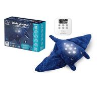 DODO D'AMOUR - Peluche Veilleuse Raie Modula - Dodo Dreamer - 053065 - Bleu - Cadeau Naissance - Lavable en Machine - Créateur Français - Coach de Sommeil Bébé - Sleep Trainer - À Partir de 0 Mois