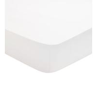 DODO - Drap Housse Studio 90x190cm - Blanc - 100% Coton - Uni Intemporel - Douceur & Légèreté - Respirant - Bonnet de 30 cm - Lit 1 Personne - Lavable 60°C