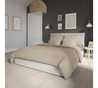 DODO - Housse de Couette 200x200cm - Influence - Osier - Percale de Coton - Toucher Doux - Élégance Intemporelle - Finition Bouteille - Lit 2 Personnes - Extra Easy Care - Lavable 60°C