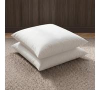 DODO - Lot de 2 Oreillers DouceurZen 60x60 cm - Soutien Moelleux (Ventre et Dos) - Fibre Creuse Siliconée - Douceur- Enveloppe 100% Coton - Lavable 40°C