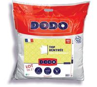 Dodo Lot De 2 Oreillers - Top Rentrée - Oreillers Moelleux - 60 X 60 Cm Blanc