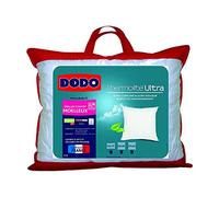 DODO | Oreiller Ultra Gonflant 60x60 | Confort Moelleux | Oreiller Maxiconfort Thermolite Ultra | Doux et Fibre Recy Fabriqué en France | Lavable en Machine à 40°c
