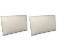 DODO | Oreiller Végétal Ergonomique 45x70 | Mémoire de Forme | Maintien des Cervicales | Taie Déhoussable et Gestion de l'Humidité I Lavable en Machine à 40°c (Lot de 2)