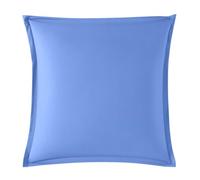 DODO - Taie d'oreiller 50x75cm - Influence - Lazuli - Percale de Coton - Toucher Lisse & Doux - Élégance Intemporelle - Finition Volant Plat 2,5 cm - Extra Easy Care - Lavable 60°C