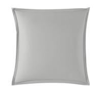 DODO - Taie d'oreiller 50x75cm - Influence - Pierre - Percale de Coton - Toucher Lisse & Doux - Élégance Intemporelle - Finition Volant Plat 2,5 cm - Extra Easy Care - Lavable 60°C
