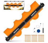 DODOWIN Jauge de Contour Connectable 50 cm, Copieur de Profil pour Parquet | Copieur de Forme pour Mesurer les Contours, Tracer les Découpes, Parquet, Carrelage, Bricolage, Cadeau Homme, Cadeaux Papa