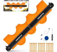 Dodowin Jauge de Contour Connectable Grand Cadeau pour Homme - Orange 50cm